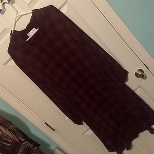 Red Plaid Christmas Dress